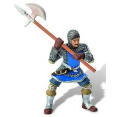 Bullyland - Cavaler cu topor si armura albastru